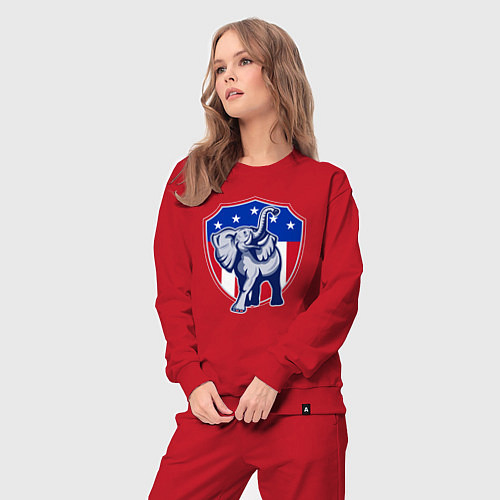 Женский костюм Elephant USA / Красный – фото 3