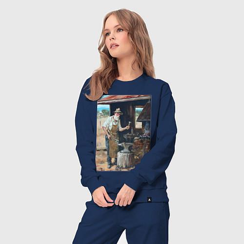 Женский костюм Металлург / Тёмно-синий – фото 3