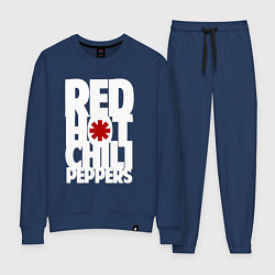 Костюм хлопковый женский RHCP - title and logo, цвет: тёмно-синий