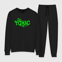 Женский костюм Toxic text