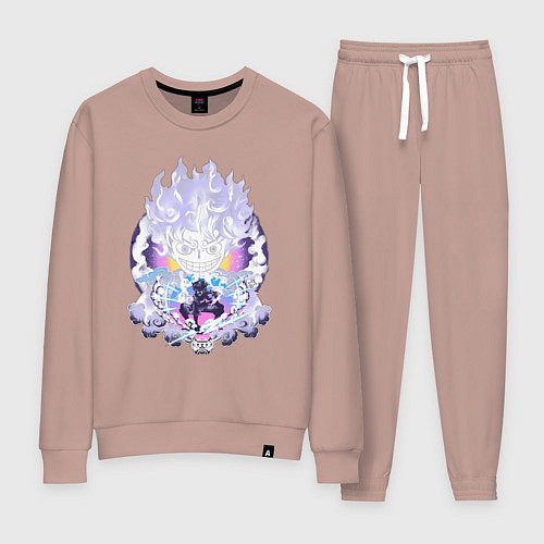 Женский костюм Ван-Пис Луффи йонко / Пыльно-розовый – фото 1