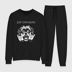 Костюм хлопковый женский Joy Division rock dog, цвет: черный