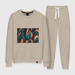 Женский костюм Темные и теплые контрасты