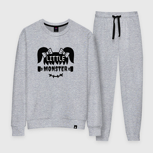 Женский костюм Little monster - girl - пара / Меланж – фото 1