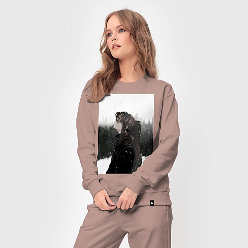 Женский костюм Башня Бога Баам / Пыльно-розовый – фото 3