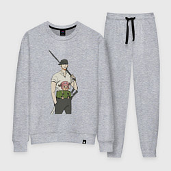 Костюм хлопковый женский Ван-Пис Зоро Ророноа Чоппер, цвет: меланж