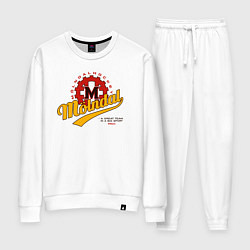 Костюм хлопковый женский Molndal hockey, цвет: белый