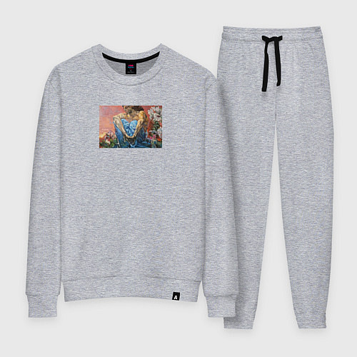 Женский костюм Демон сидящий автор Врубель / Меланж – фото 1