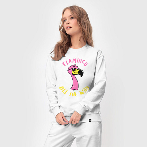 Женский костюм Flamingo all the way / Белый – фото 3