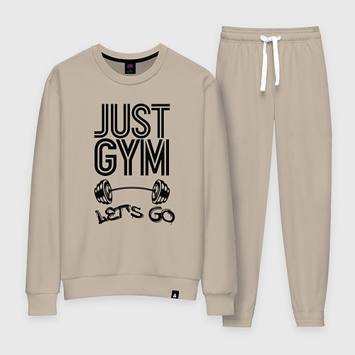 Женский костюм Just gym / Миндальный – фото 1