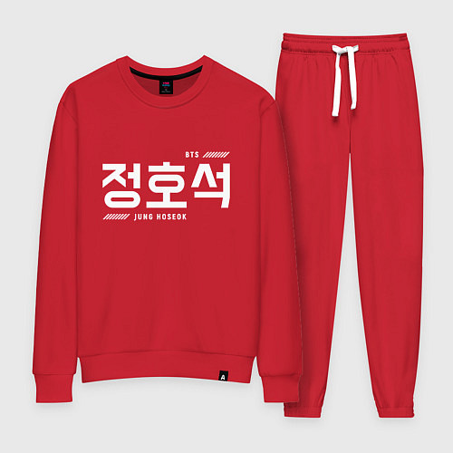 Женский костюм Чон Хосок bts / Красный – фото 1