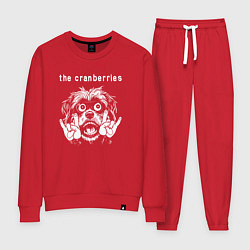 Костюм хлопковый женский The Cranberries rock dog, цвет: красный