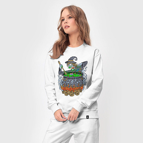 Женский костюм Ведьмино зелье / Белый – фото 3