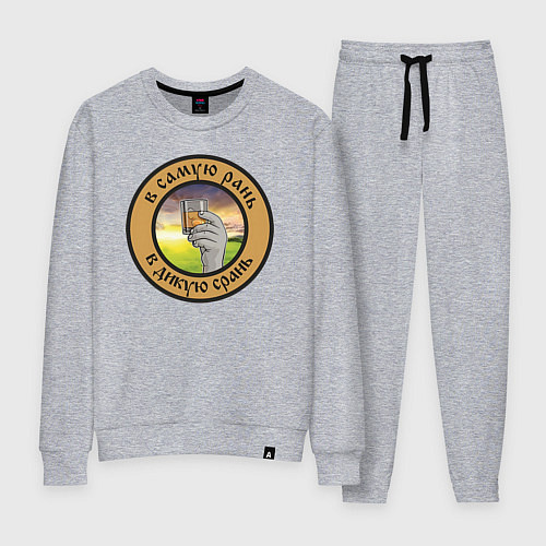 Женский костюм Алкоголь начало дня / Меланж – фото 1