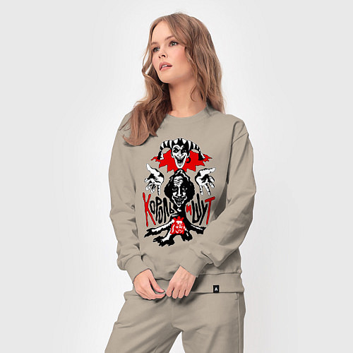 Женский костюм Король и шут - пень / Миндальный – фото 3