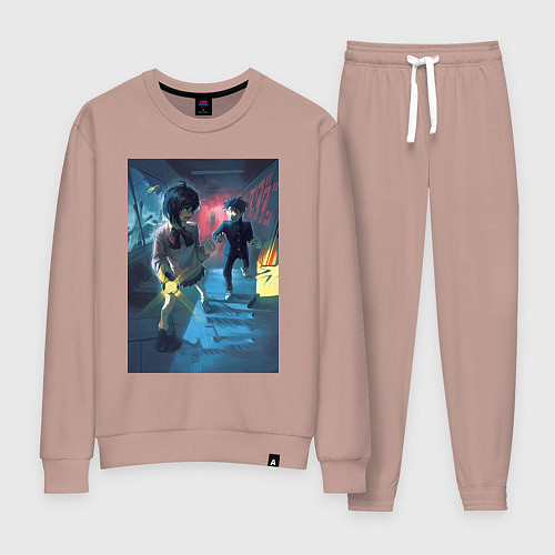 Женский костюм Дандадан: Момо Аясэ / Пыльно-розовый – фото 1