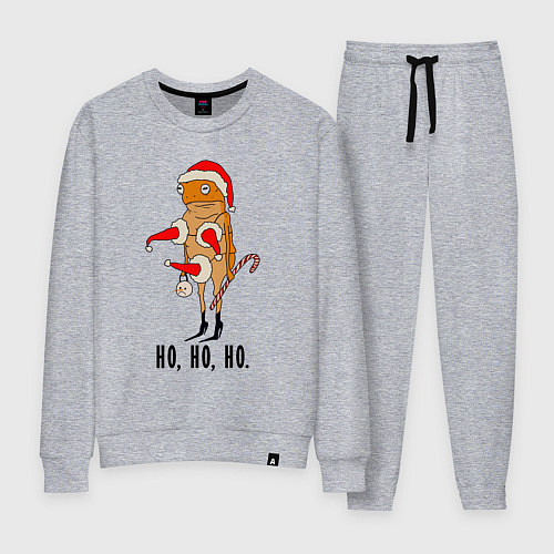 Женский костюм Новогодняя жаба / Меланж – фото 1