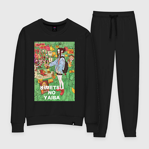 Женский костюм Клинок рассекающий демонов Нэдзуко Камадо / Черный – фото 1