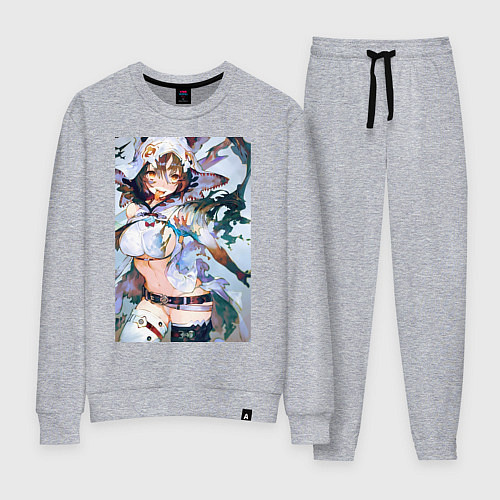 Женский костюм Девушка секси / Меланж – фото 1