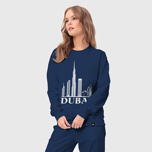 Женский костюм City - Dubai / Тёмно-синий – фото 3
