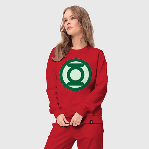 Женский костюм Green lantern logo / Красный – фото 3