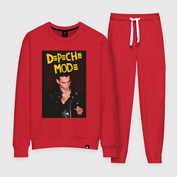 Костюм хлопковый женский Depeche Mode Dave, цвет: красный