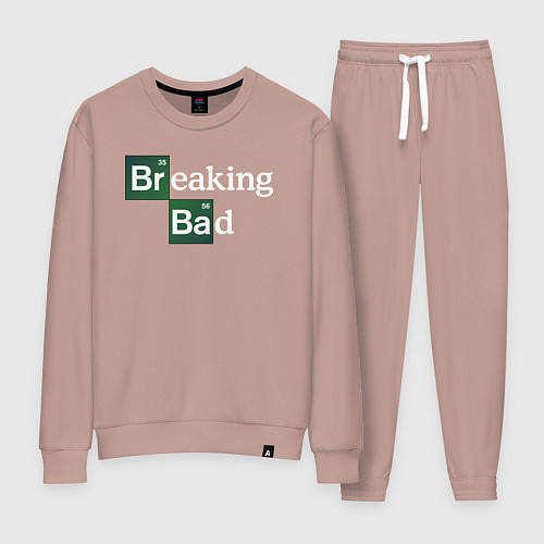 Женский костюм Breaking bad logo / Пыльно-розовый – фото 1