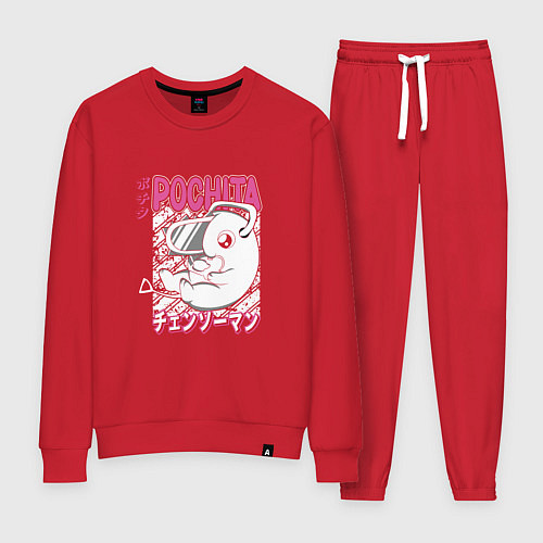 Женский костюм Человек-бензопила Почита мили / Красный – фото 1