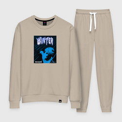 Костюм хлопковый женский Winter айдол, цвет: миндальный