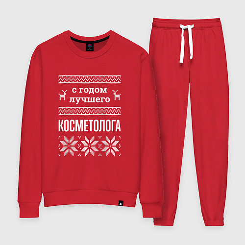 Женский костюм С годом Косметолога / Красный – фото 1