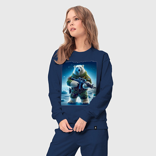 Женский костюм Polar bear - special forces / Тёмно-синий – фото 3