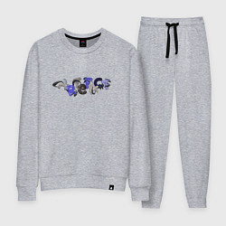 Костюм хлопковый женский Артефакт, цвет: меланж