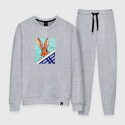 Костюм хлопковый женский Hide and seek, цвет: меланж