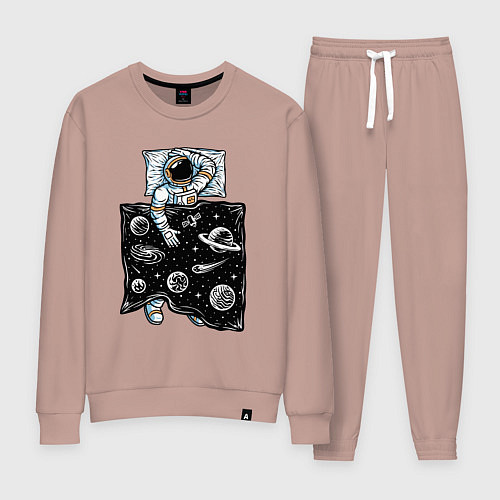 Женский костюм Космический сон / Пыльно-розовый – фото 1