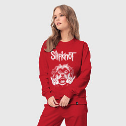 Костюм хлопковый женский Slipknot rock dog, цвет: красный — фото 2