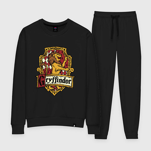 Женский костюм Hogwarts - gryffindor logo / Черный – фото 1