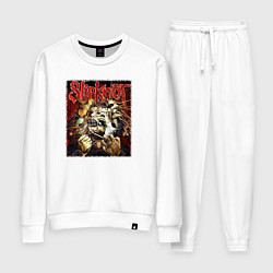 Костюм хлопковый женский Слипкнот маски, цвет: белый