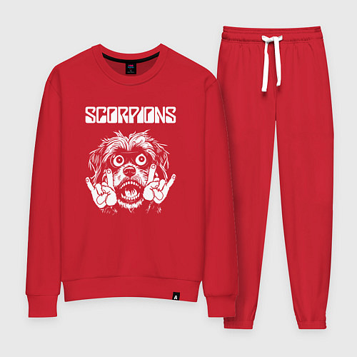 Женский костюм Scorpions rock dog / Красный – фото 1