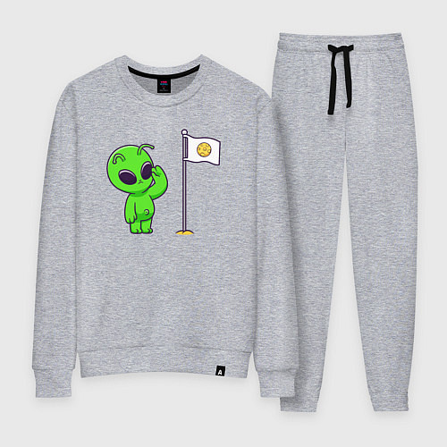 Женский костюм Пришелец на луне / Меланж – фото 1