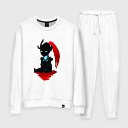 Костюм хлопковый женский Igris - solo leveling, цвет: белый