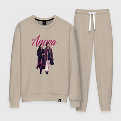 Костюм хлопковый женский Анора, цвет: миндальный