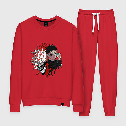 Женский костюм Дандадан: Окарун / Красный – фото 1