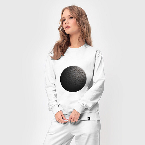 Женский костюм Планета арт, каменная / Белый – фото 3