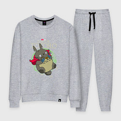 Костюм хлопковый женский Мой сосед Тоторо доктор, цвет: меланж