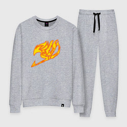 Костюм хлопковый женский Хвост феи - фейри тейл, цвет: меланж