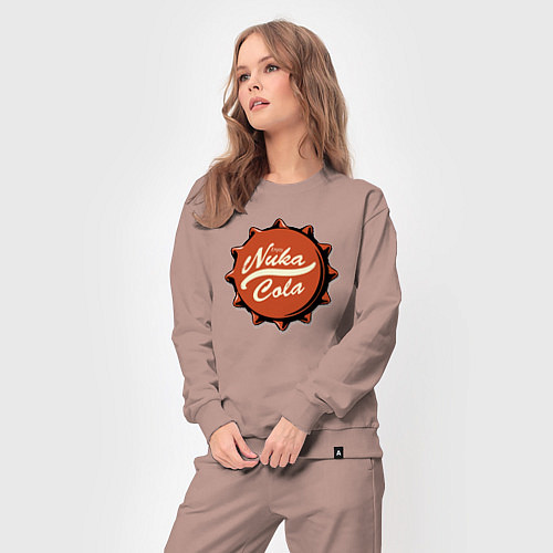 Женский костюм Fallout - Nuka Cola stopper / Пыльно-розовый – фото 3