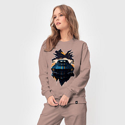 Костюм хлопковый женский Мустанг, цвет: пыльно-розовый — фото 2