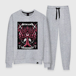 Костюм хлопковый женский Metallica - royal arena Denmark, цвет: меланж