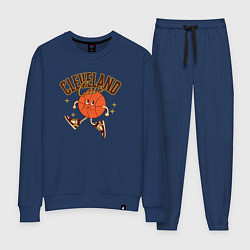 Костюм хлопковый женский Cleveland Cavs, цвет: тёмно-синий