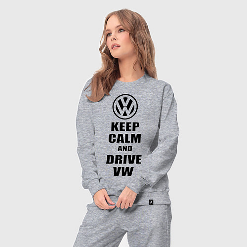 Женский костюм Keep Calm & Drive VW / Меланж – фото 3